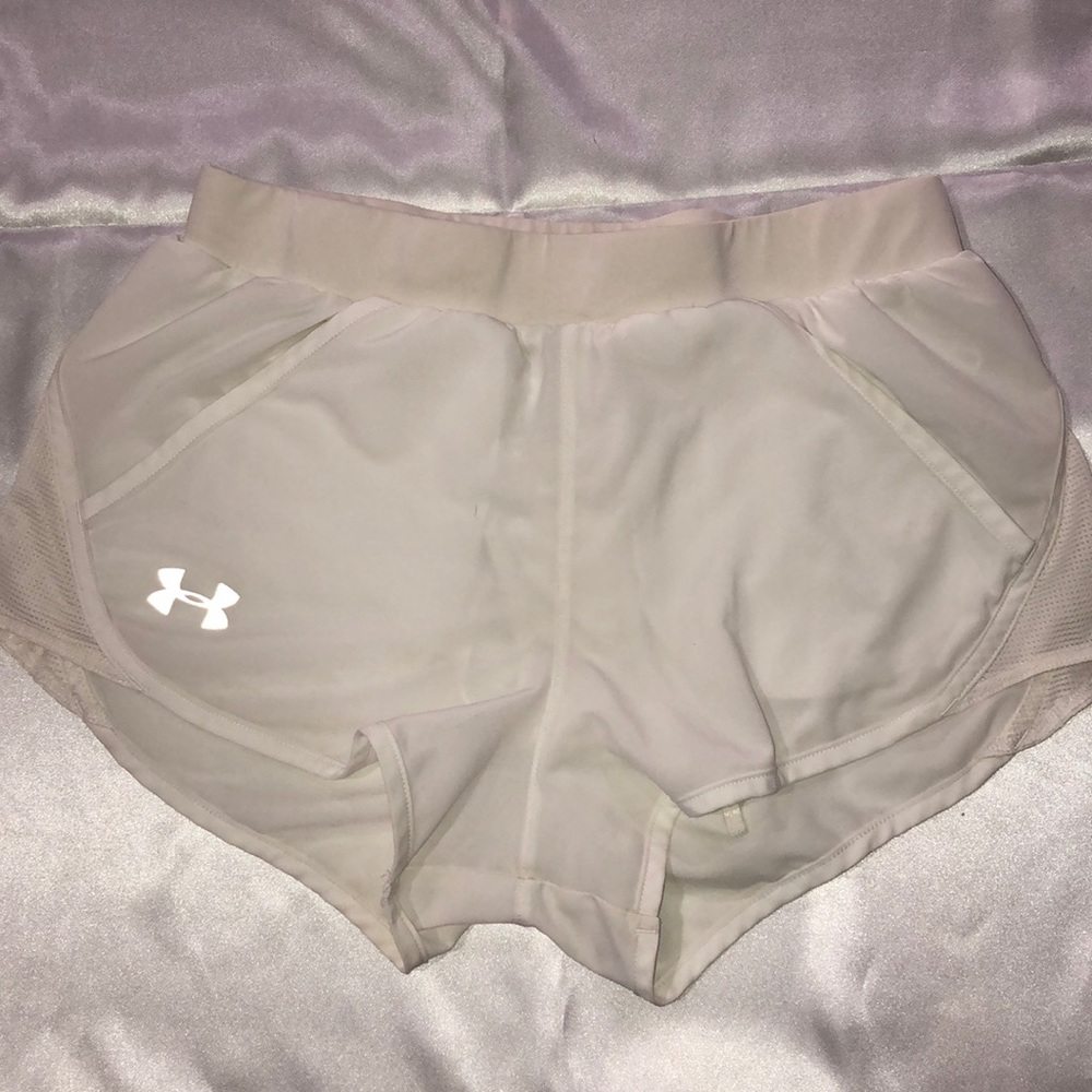 White under armor shorts